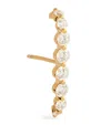 Anita Ko Yellow Gold And Diamond Floating Lobe Cuff In Gold