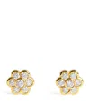 Anita Ko Yellow Gold And Diamond Flora Stud Earrings In Gold