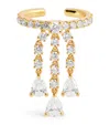 Anita Ko Yellow Gold And Diamond Fringe Single Ear Cuff In Gold