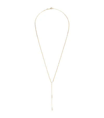 Anita Ko Yellow Gold And Diamond Heart Lariat Necklace
