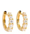 Anita Ko Yellow Gold And Diamond Hoop Earrings In Gold