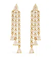 Anita Ko Yellow Gold And Diamond Pear Fringe Drop Earrings In Gold