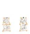 Anita Ko Yellow Gold And Diamond Two Dot Earrings In Gold