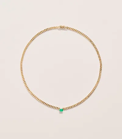 Anita Ko Yellow Gold And Emerald Choker