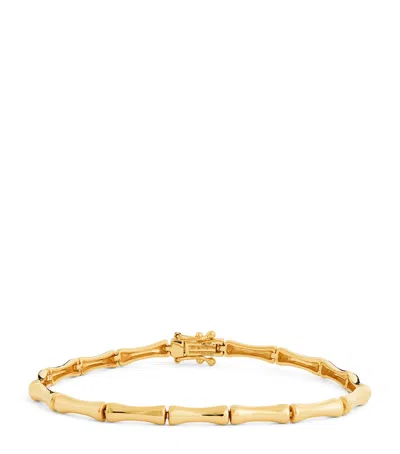 Anita Ko Yellow Gold Bamboo Bracelet