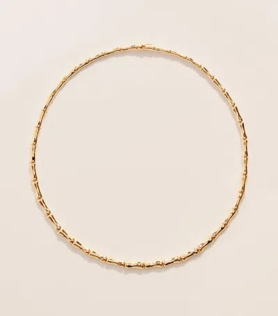 Anita Ko Yellow Gold Bamboo Choker