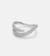 Anita Ko Zara 18kt White Gold Ring With Diamonds In Silver
