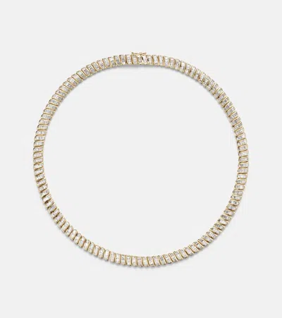 Anita Ko Zoe 18kt Gold Choker With Diamonds