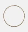 Anita Ko Zoe 18kt Gold Choker With Diamonds In Gold