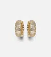 Anita Ko Zoe 18kt Gold Hoop Earrings With Diamonds In Gold