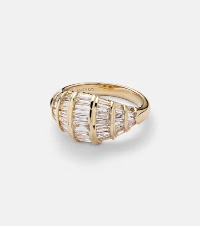 Anita Ko Zoe 18kt Gold Ring With Diamonds