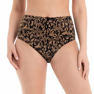 Anita Lorena Bikini Bottom In Safari In Brown