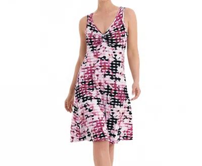 Anita Mala Dress In Black/white In Multi