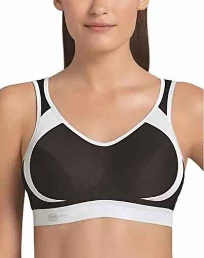 Anita Maximum Control Extreme Control Sports Bra In Black/gray In Multi
