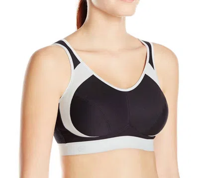 Anita Maximum Control Wire-free Sports Bra In Black/grey In Multi