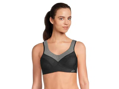 Anita Panalp Merino Wool Wicking Sports Bra 5555 In Black