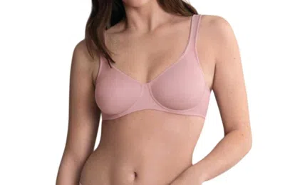 Anita Rosa Faia Twin Seamless Comfort Underwire Bra In Rosewood In Pink