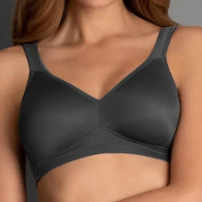 Anita Twin Wireless Soft Bra In Black In Gray