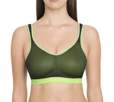 Anita Women's Air Control Sports Bra In Green-anthracite
