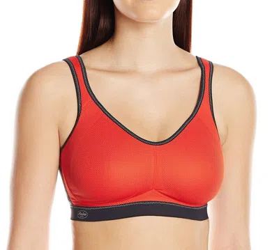 Anita Women's Air Control Sports Bra In Spicy Orange In Multi