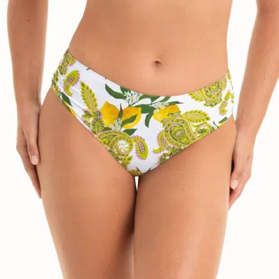 Anita Women's Lorie Bikini Bottom In Lemon In Multi