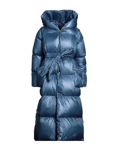 Anitroc Woman Puffer Azure Size M Polyester