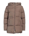 Anitroc Woman Puffer Khaki Size L Polyester