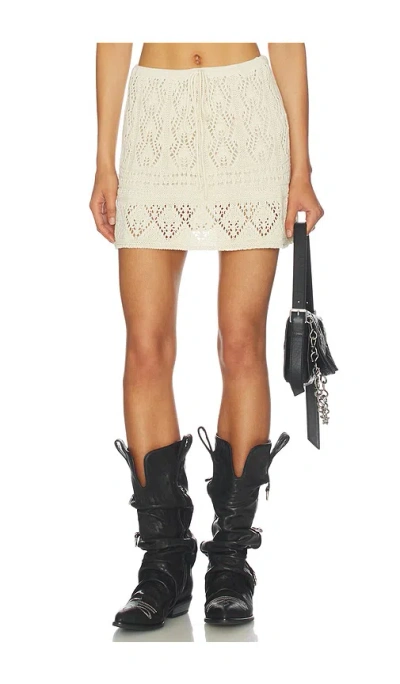 Aniye By Alena Mini Skirt In White