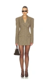 Aniye By Alexa Blazer Dress In Brown