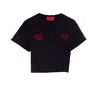 Aniye By Aniye Kiss Crop Top In Black
