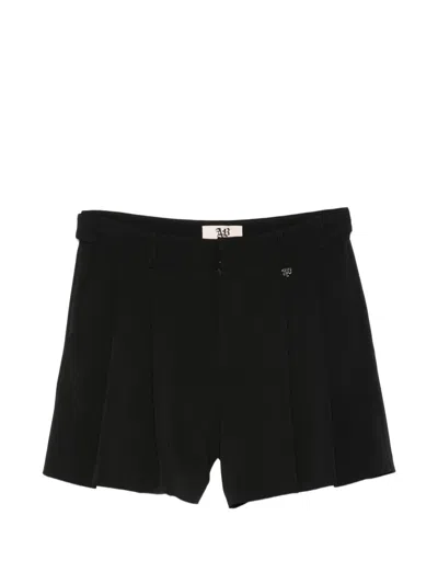 Aniye By Bella Pleated Shorts In Black