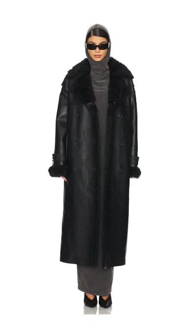Aniye By Beverly Coat In 블랙