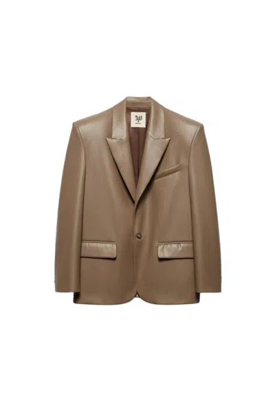 Aniye By Blazer Oversize Jet Woman  Eco-leather In Brown