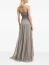 Aniye By Bow-detail Mesh Maxi Dress In Animal Print