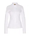 Aniye By Button-down Long-sleeved Shirt In White