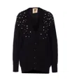 Aniye By Black Cardigan In Black