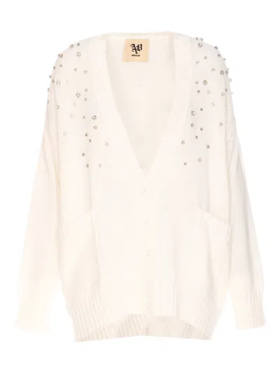 Aniye By Chantel Knitted Cardigan In Nude