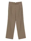 Aniye By Check-print Trousers In Brown