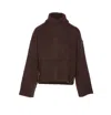 Aniye By Turtleneck Long-sleeved Sweater In Brown