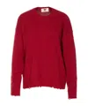Aniye By Crew Neck Long Sleeve Sweater In Red