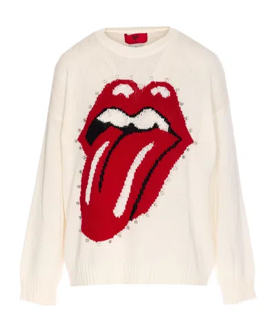 Aniye By Crew Neck Sweater In White