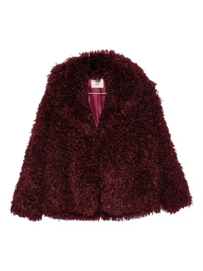 ANIYE BY CURLY-EFFECT FAUX-FUR JACKET