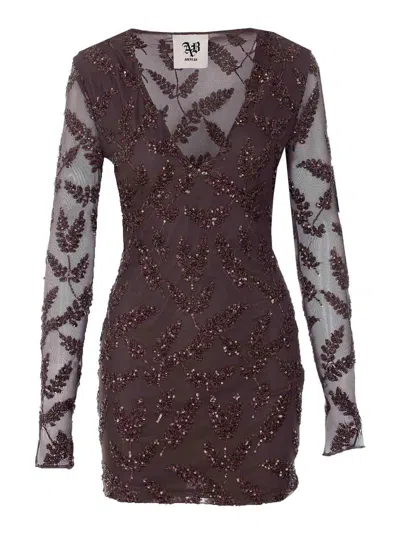 Aniye By Diabolic Chocolate Brown Uma Tube Dress