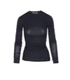 Aniye By Didy Ruched Long-sleeve Top In Black