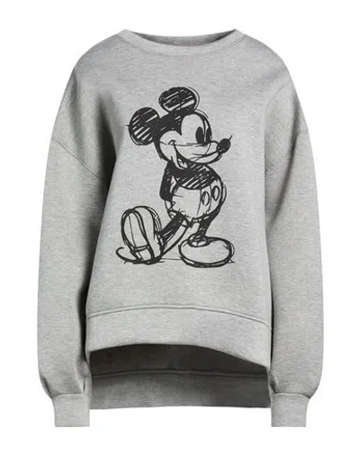 Aniye By Disney Woman Sweatshirt Grey Size S Viscose, Elastane In Gray