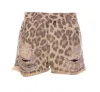 Aniye By Leopard-print Shorts In Beige