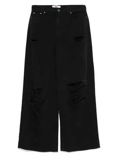 Aniye By Weite Jeans Im Distressed-look In Black