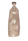 Aniye By Dora Collar Dress In Golden