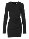 Aniye By Pleated Long-sleeved Dress In Black