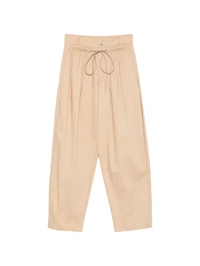 Aniye By Drawstring Trousers In Neutral